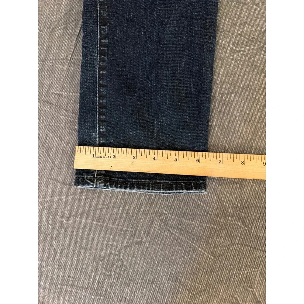 William Rast Jeans Mens 31x32 Taper Blue Dark Wash Button Fly Denim